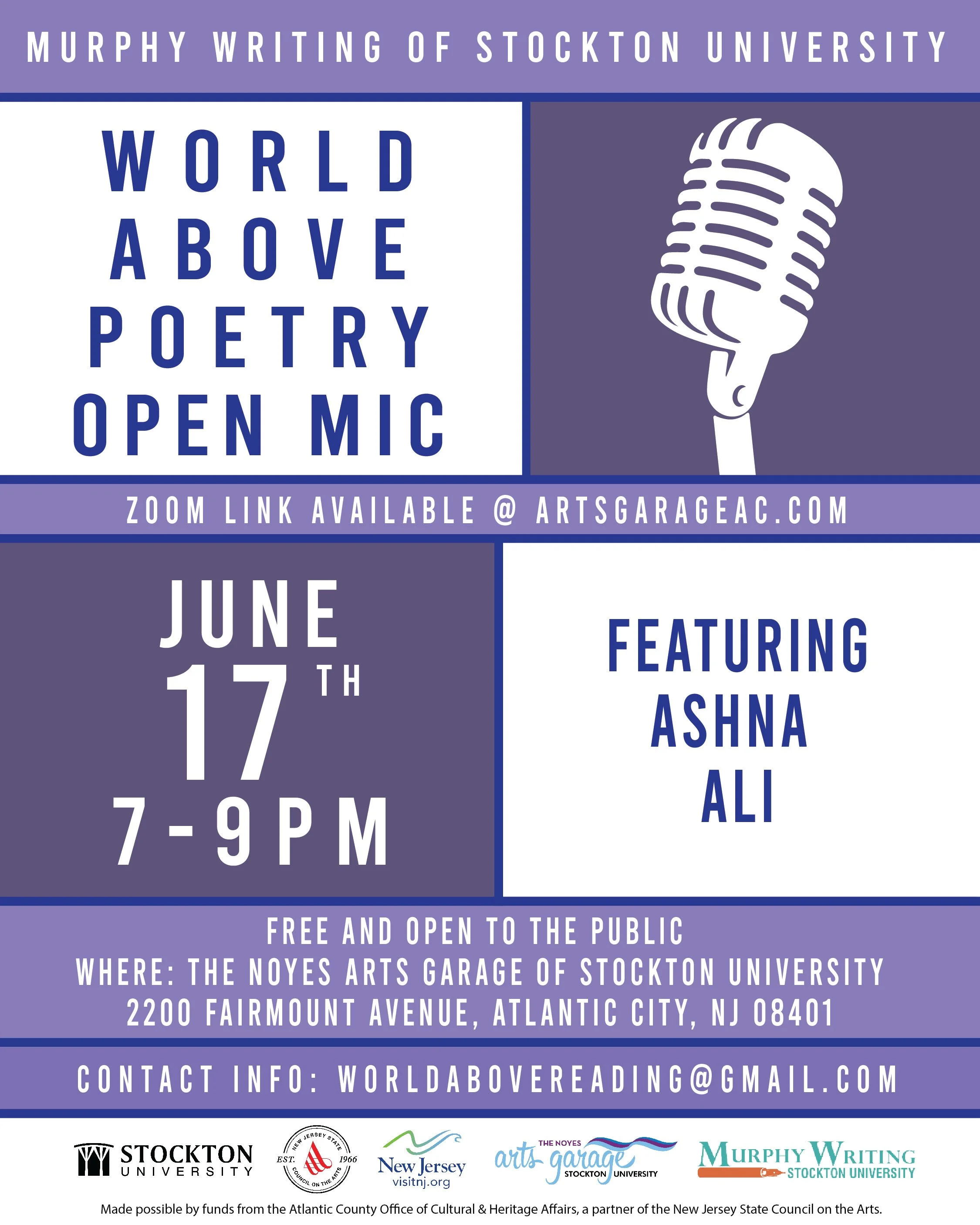 World Above June 2026 flyer